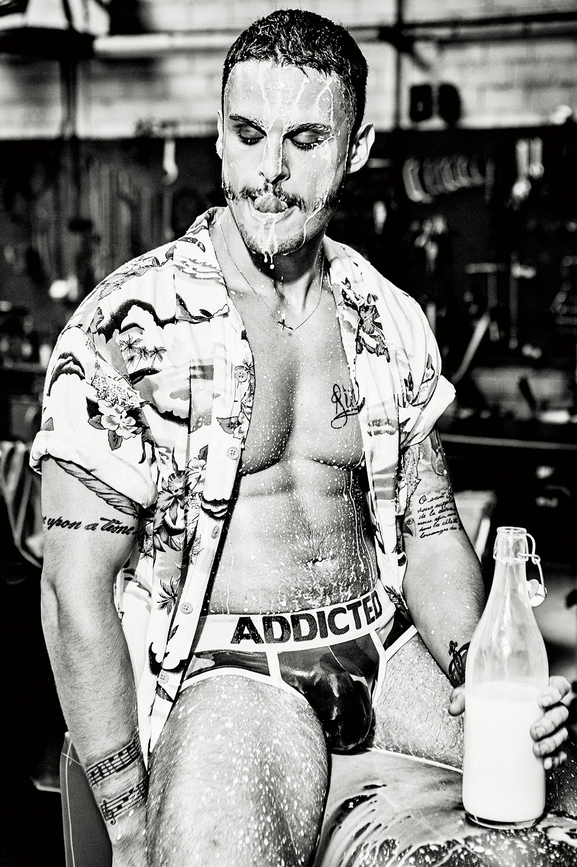 Baptiste Giabiconi Calendar by Ellen von Unwerth - Sascha Lilic