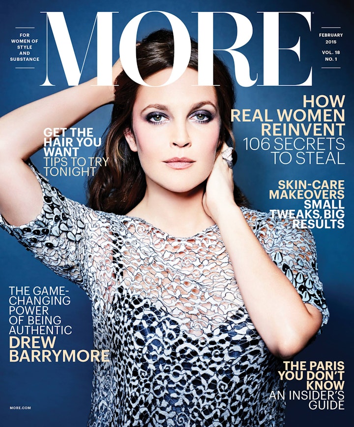 MORE Magazine by Ellen von Unwerth feat. Drew Barrymore