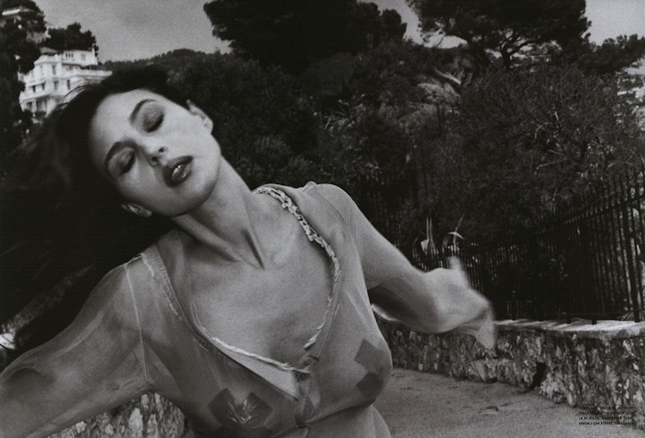 Monica Bellucci by Helmut Newton for VOGUE ITALA