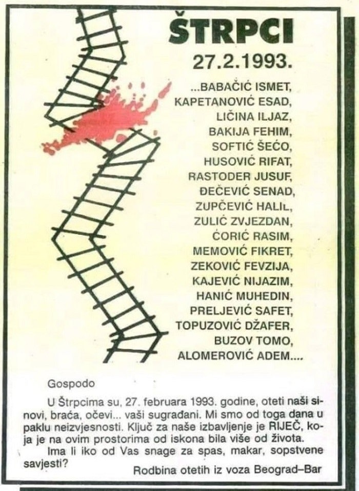Article on the Štrpci massacre in 1996 Article on the Štrpci massacre in 1996