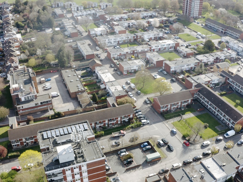 MEMORIES OF GROVE PARK YOUTH CLUB - Aerial view over the Chinbrook Estate