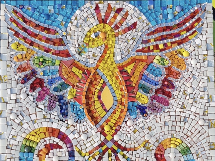 Dawn Handy's Rising Pheonix mosaic