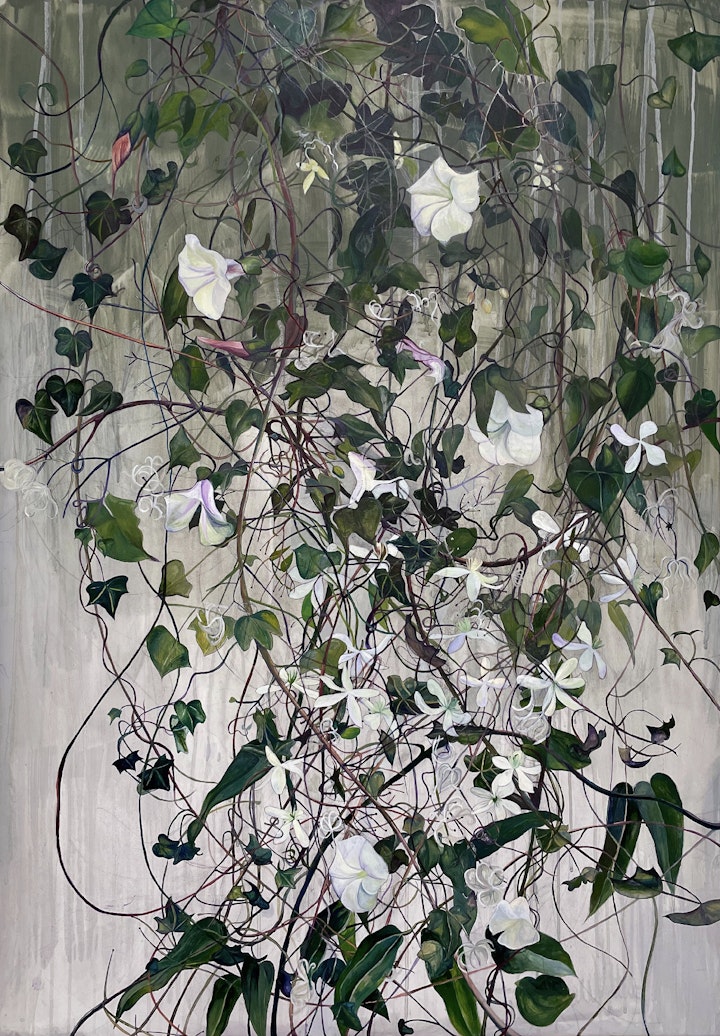 Ivy
Acrylic and gesso on board
Sold