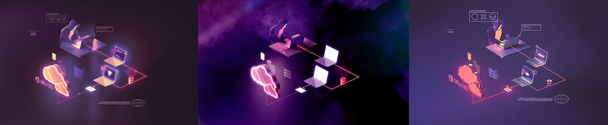Hacker concept art for cybersecurity