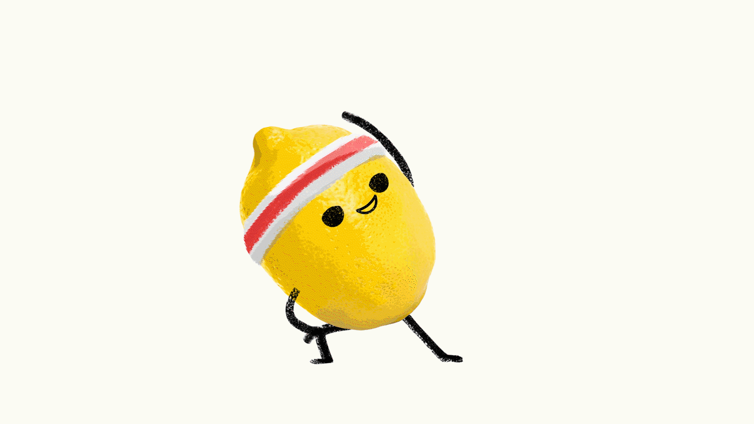 Lemon exercising animation