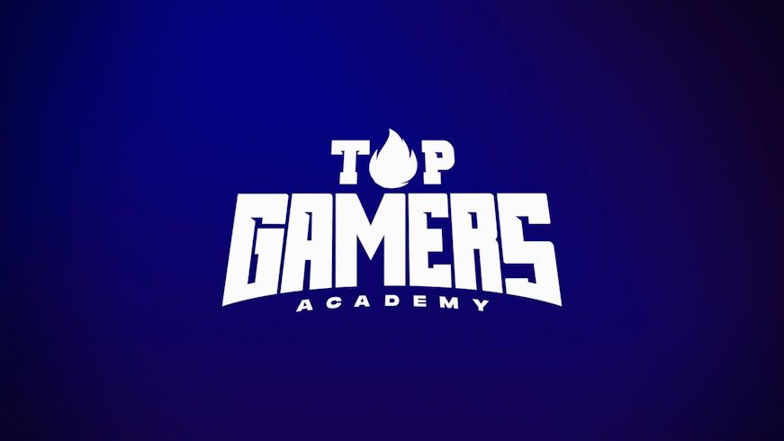 Top Gamers Academy animated logo