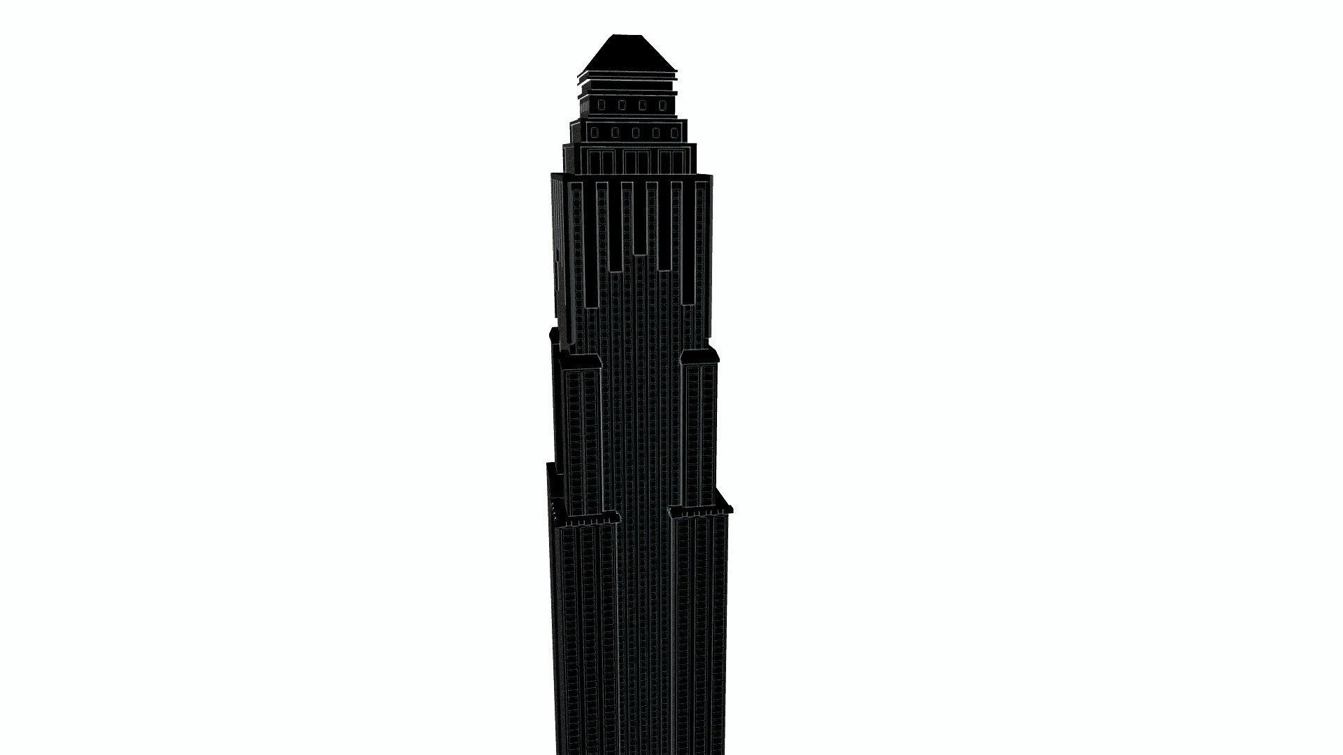 3D skyscraper building model