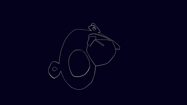 Mask in a rainy day animation process