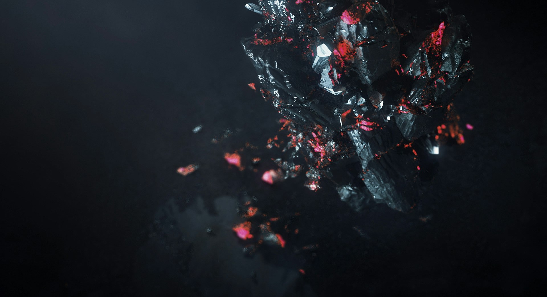 3D rock breaking
