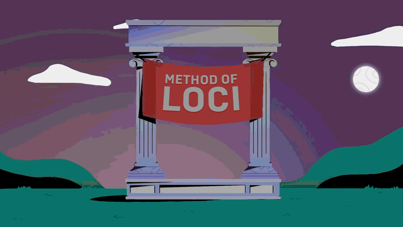 Memory palace and method of loci animation