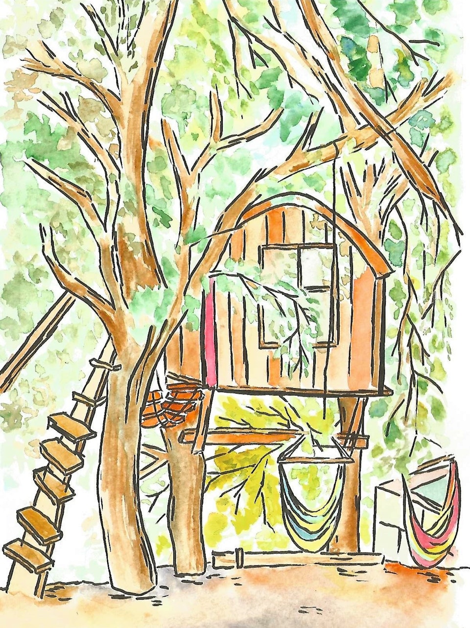 Campearte treehouse painting edited -