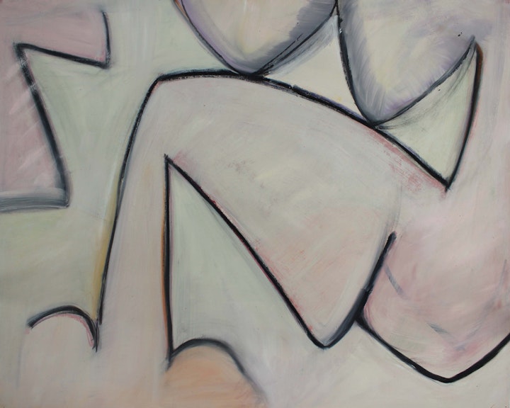 Paintings In Color - <i>Body.</i> 32 x 40 in. Oil stick.
