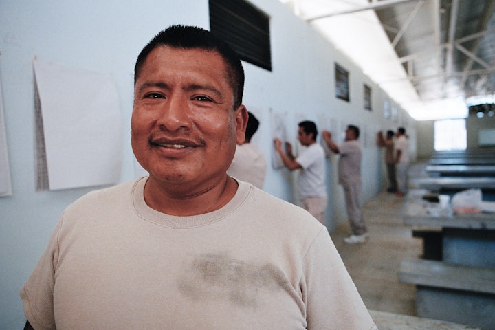 'Hey man, I heard there was a gringo here, so I came to say hi'. Pedro moved to the States when he was 12 years old, and had lived there for more than 20 years. He'd been in prison for 5 years now, and hadn't spoken English for that whole time, although he had been brushing up on his mother tongue 'Zapotec'. 'Great to meet you man, come visit again some time' he said in a thick american accent. I told him, given the chance, I would.