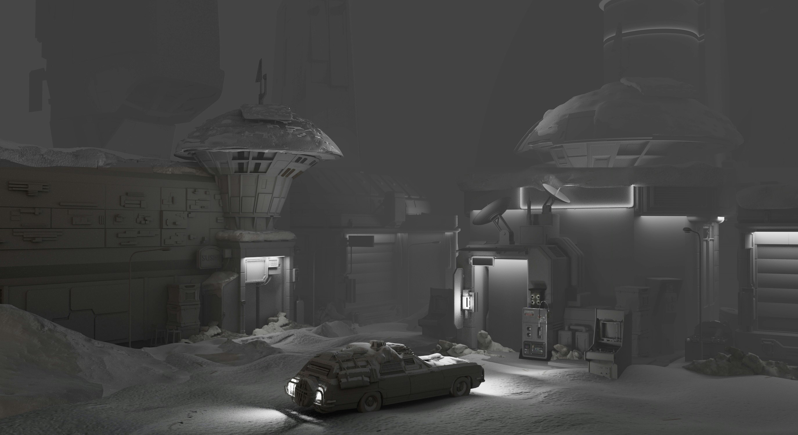 grey -