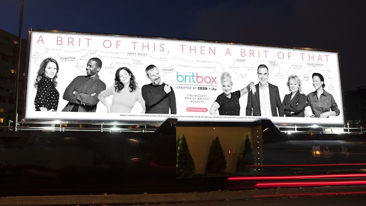 Jason Ford - Britbox Out of Home Advertising
