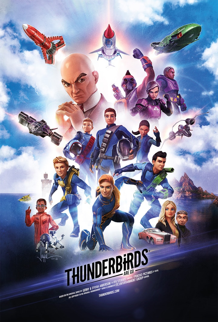 Jason Ford - Thunderbirds Season 3 Portrait by Paul Shipper