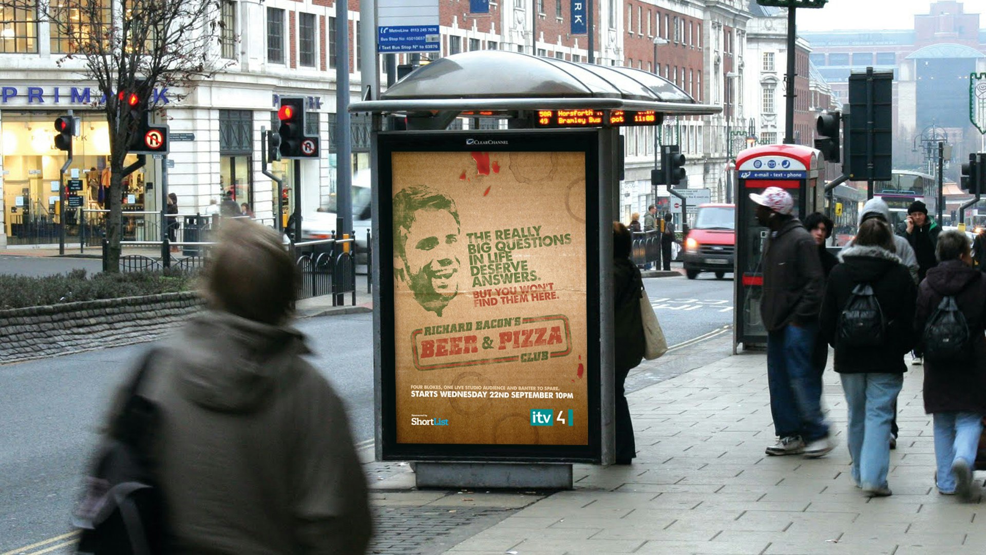 Jason Ford - Richard Bacon's Beer & Pizza Club Out of Home Advertising