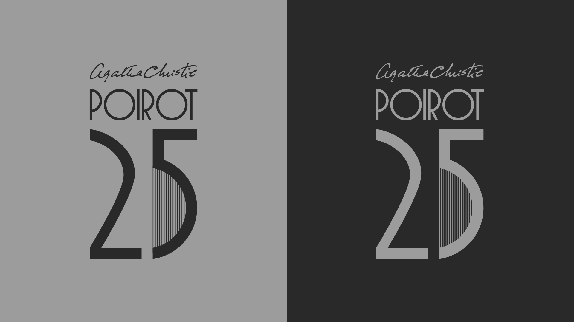 Jason Ford - Poirot 25th Anniversary Logos