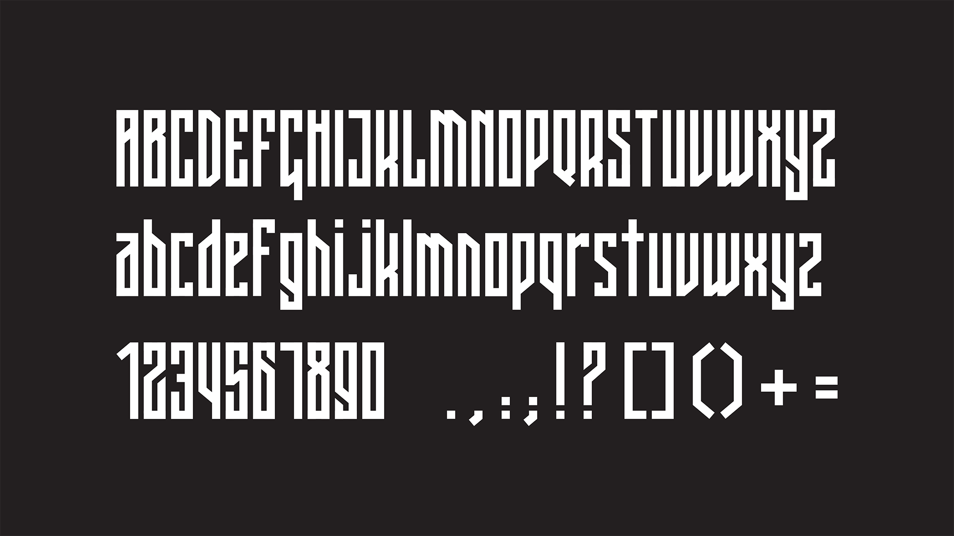 Jason Ford - Jekyll and Hyde Typeface