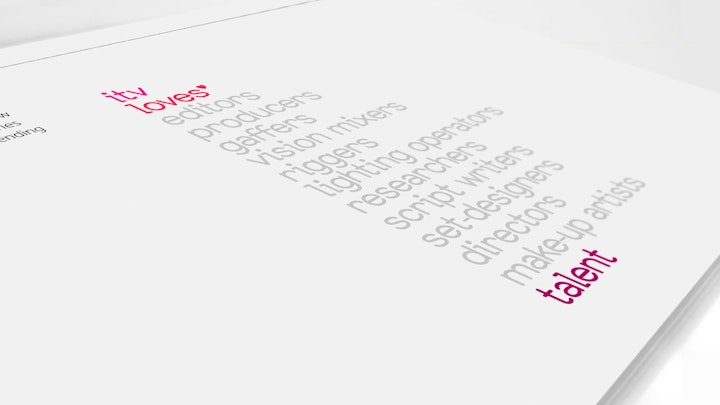 Jason Ford - ITV Loves Talent Brand Guidelines