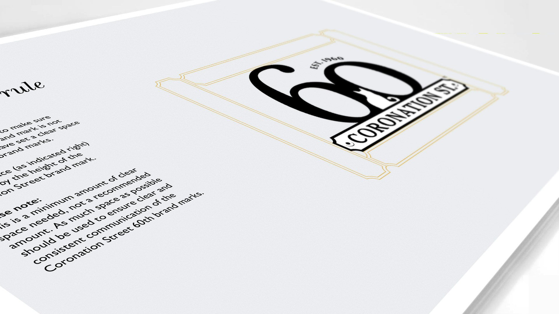 Jason Ford - Coronation Street 60th Brand Guidelines