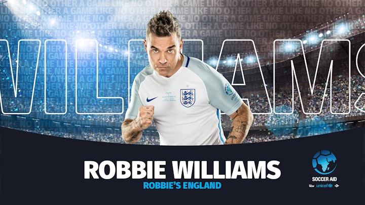 Jason Ford - Soccer Aid Robbie Williams Team England