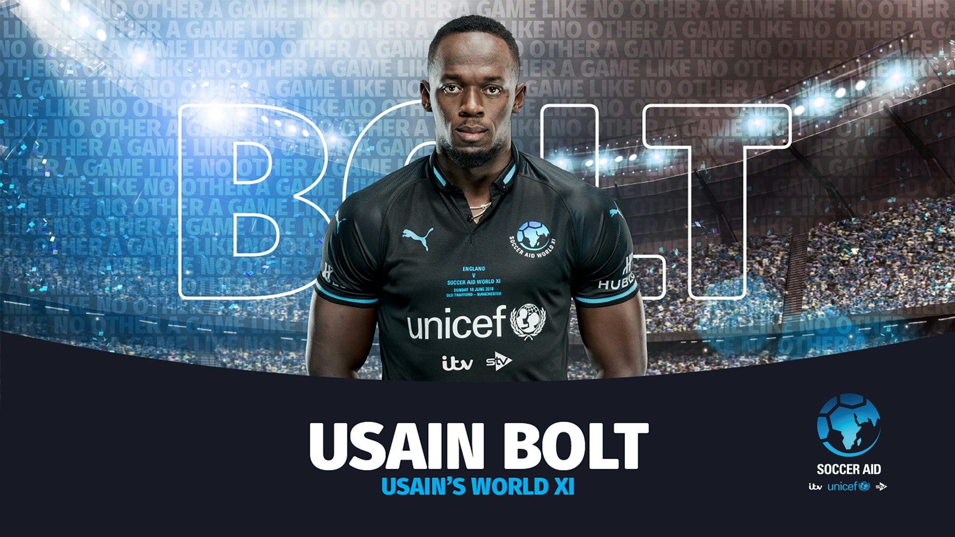 Jason Ford - Soccer Aid Usain Bolt Team World XI