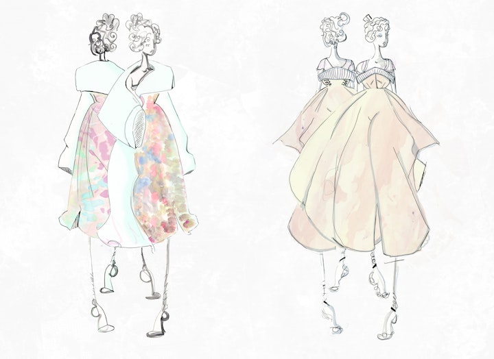 Look 3 and 4 -