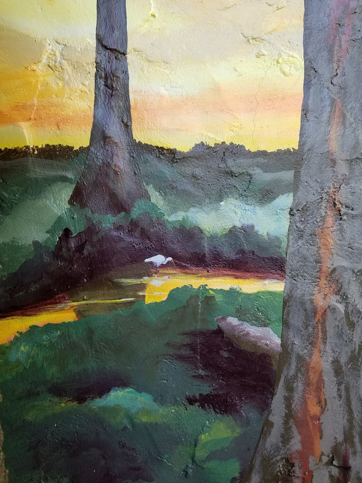 A close look at the saturated colors...and some wildlife