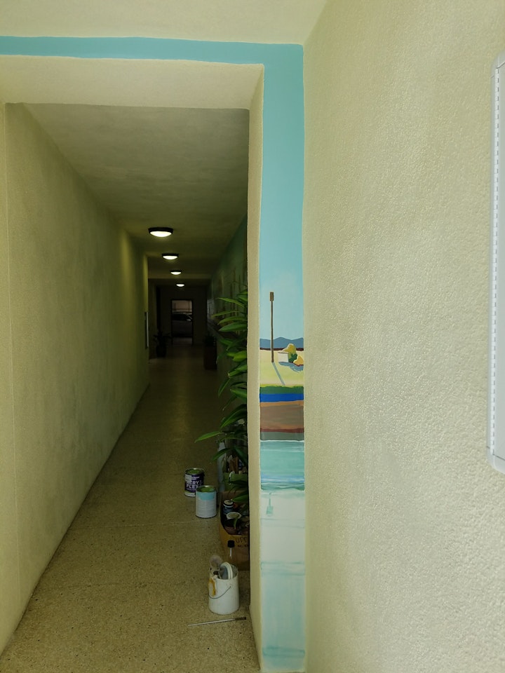 Here's the first thing you see as you enter from the street, a little teaser, if you will.