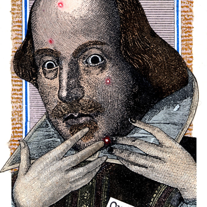 For Scotland on Sunday newspaper: to accompany columnist's weekly page. Above, Shakespeare and teenagers.