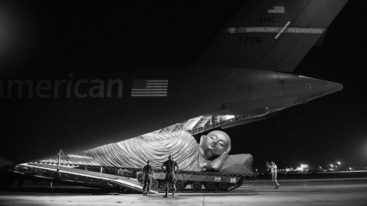 Göbekli Tepe is a Neolithic archaeological site near the city of Şanlıurfa in Southeastern Anatolia, Turkey. It is considered to be the earliest human-made site of worship yet discovered. It’s oldest layer dates to around 9000 BCE.
The American philosopher William James considered organized religion to be distinct from and secondary to religion in and of itself. This book imagines a world at the end of 11000 years of organised religion - no perfect world, but a world with a new kind of worship in the ruins of the old.
Dogma is gone, but what will replace it?
A book of photographic composites by Benny Robinson.