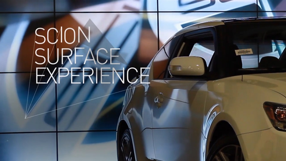 Toyota x Scion Surface Experience