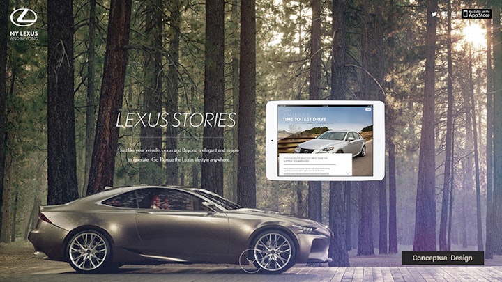 Lexus x My Lexus and Beyond Microsite