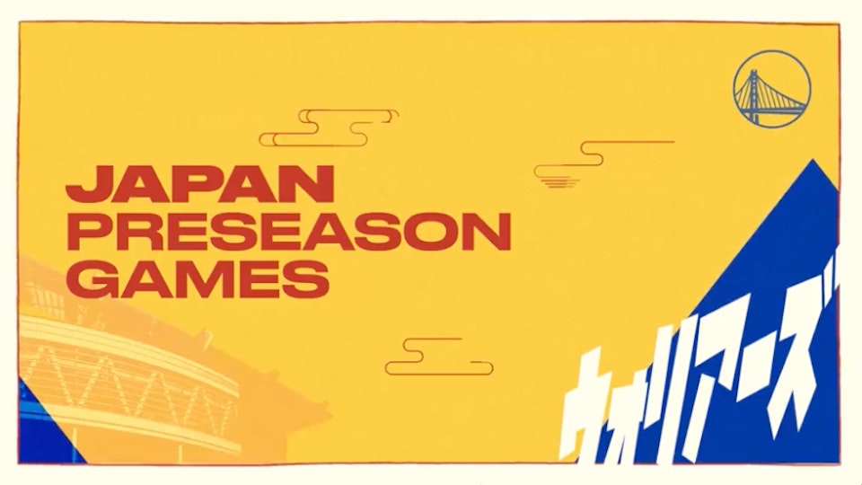 Golden State Warriors x Japan Preseason Games