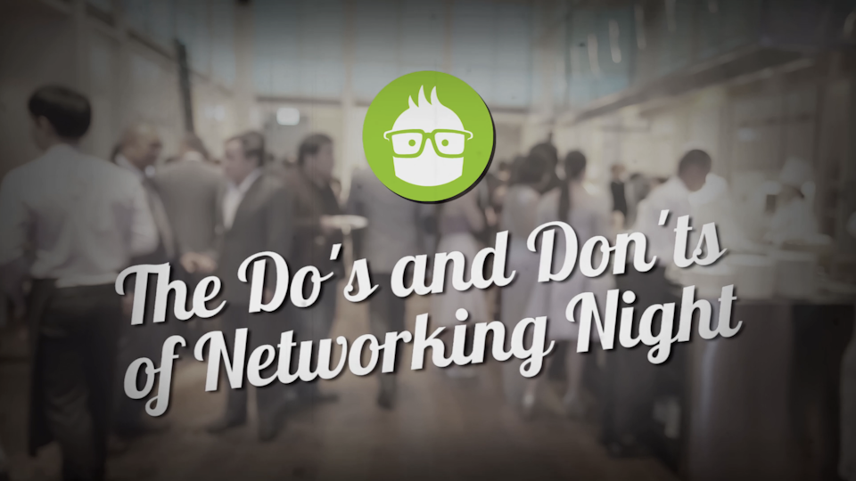 The Do's and Don'ts of Networking Night, 2016