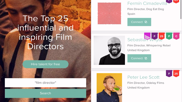 #3 on Creative Pool's Top 25 Influential and Inspiring Film Directors Poll