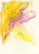 Paintings - Mushroom Squid, 2020, Watercolour and ink pen on paper, 19.5x27cm. Photo by Ellie Walmsley