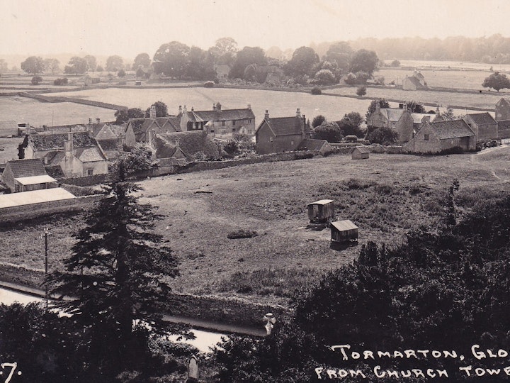Tormarton, Gloucestershire, from the Church Tower (MD) with handwritten date of 18th March 1932.