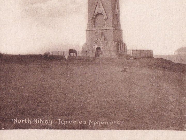 Tyndale's Monument at North Nibley bought on or visited 4th January 1919 (The Cotswold Publishing C0., Ltd., Wotton-under-Edge).
