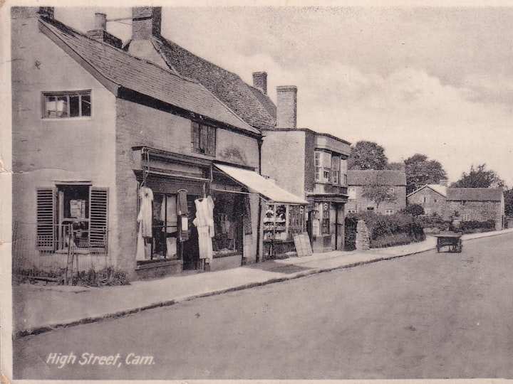 High Street, Cam, near Dursley posted on 18th July 1945