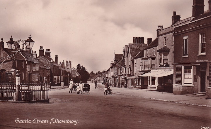 Castle Street, Thornbury in Gloucestershire.