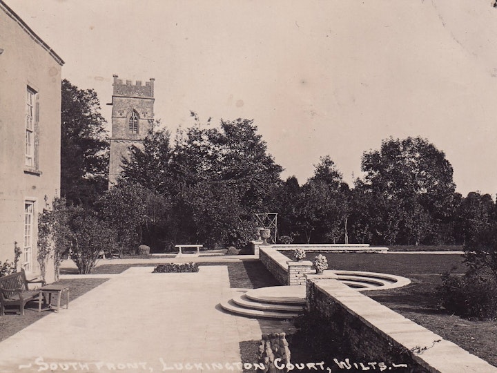 South Front of Luckington Court in Wiltshire (MD) 1/2