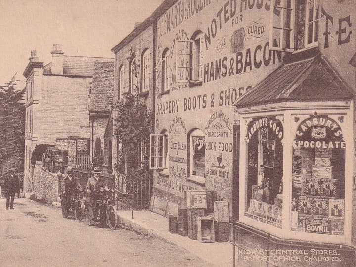 High Street Central Stores and Post Office at Chalford (F. C. Smart, The Golden Valley Supply Stores, Chalford).