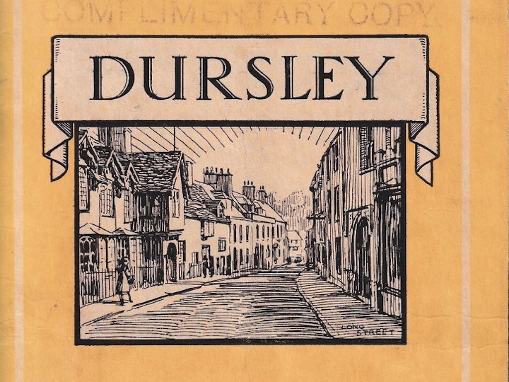 Front cover of the Official Guide to Dursley (date unknown) that Bob added to his collection in 1961.