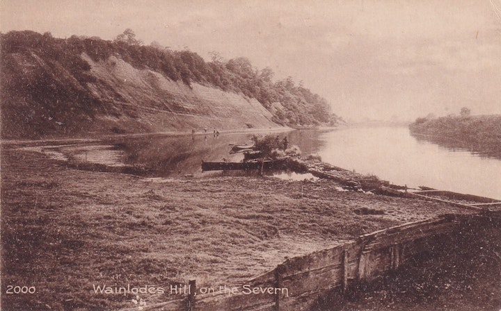 Wainlodes Hill in Gloucestershire, on the River Severn north of the City of Gloucester