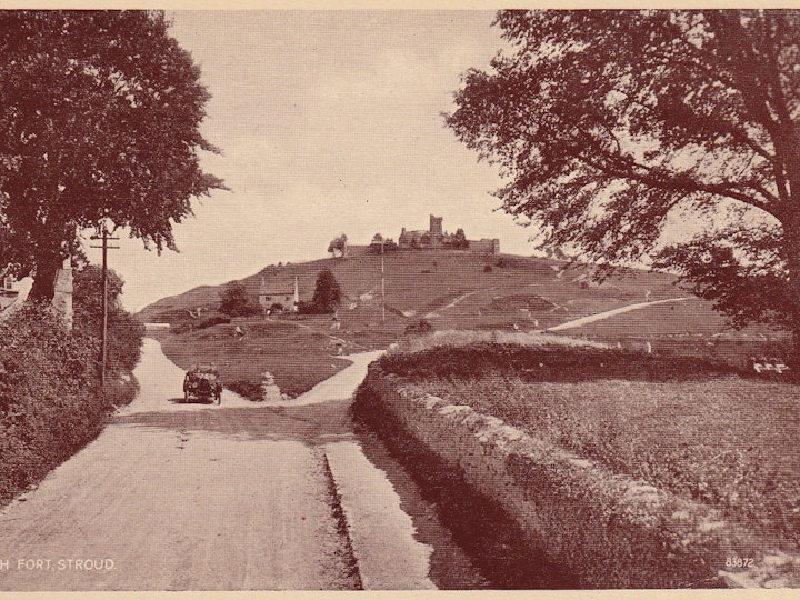 Rodbourough Fort, stroud (Valentine' & Sons. Ltd. Dundee and London).