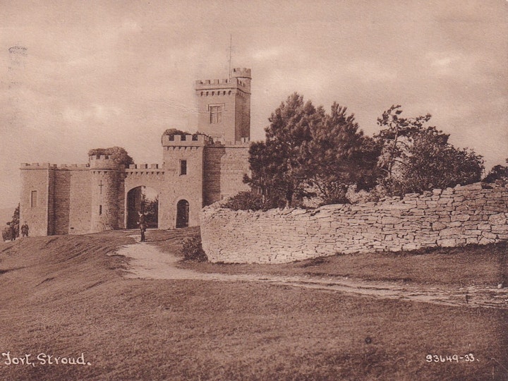 Rodborough Fort, Stroud (Aldwych Collotype Series) posted 24th August 1933 1/2