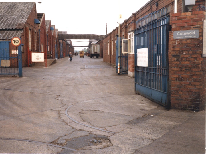 Photograph of Newman's factory on Station Road in Yate