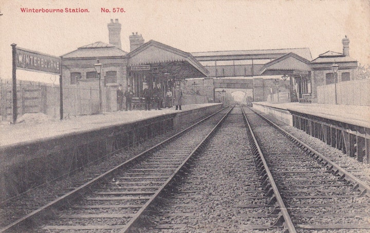 Winterbourne Railway station Gloucestershire) on the G.W.R. mainline (Harding's 'Progress' Series)